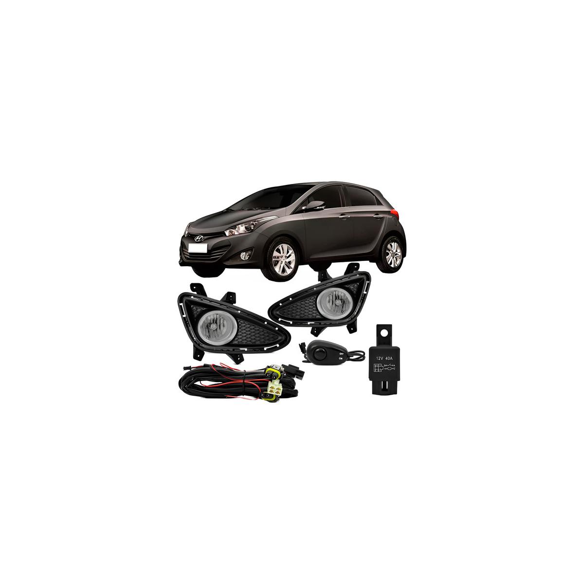 KIT FAROL MILHA AUXILIAR HB20 2012 A 2015 (RF25969)