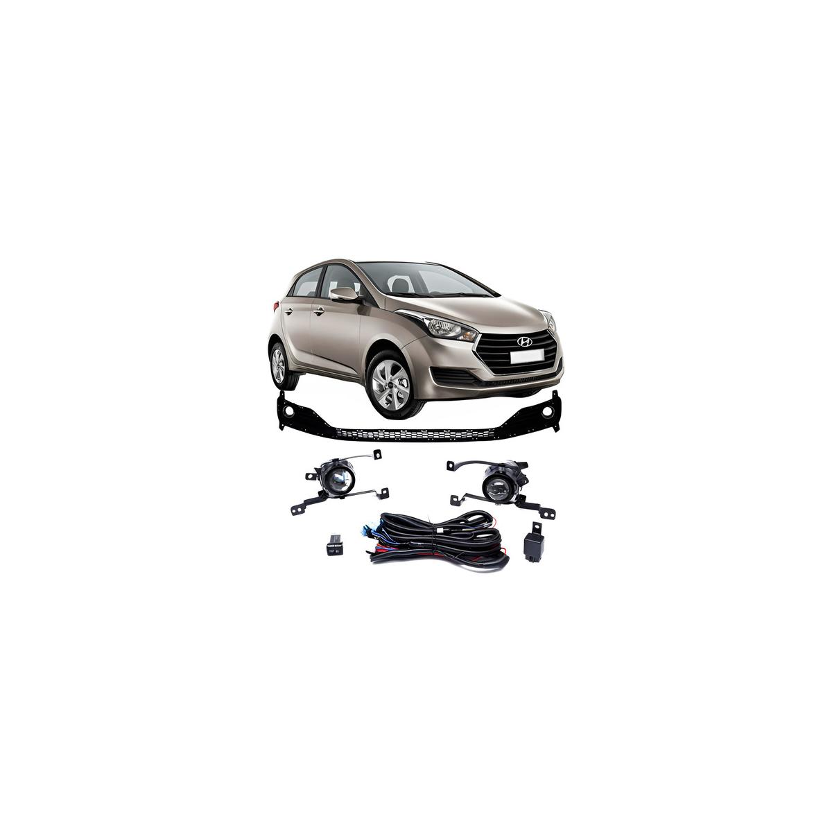 KIT FAROL MILHA AUXILIAR HB20 2017 A 2019 (RF25970)