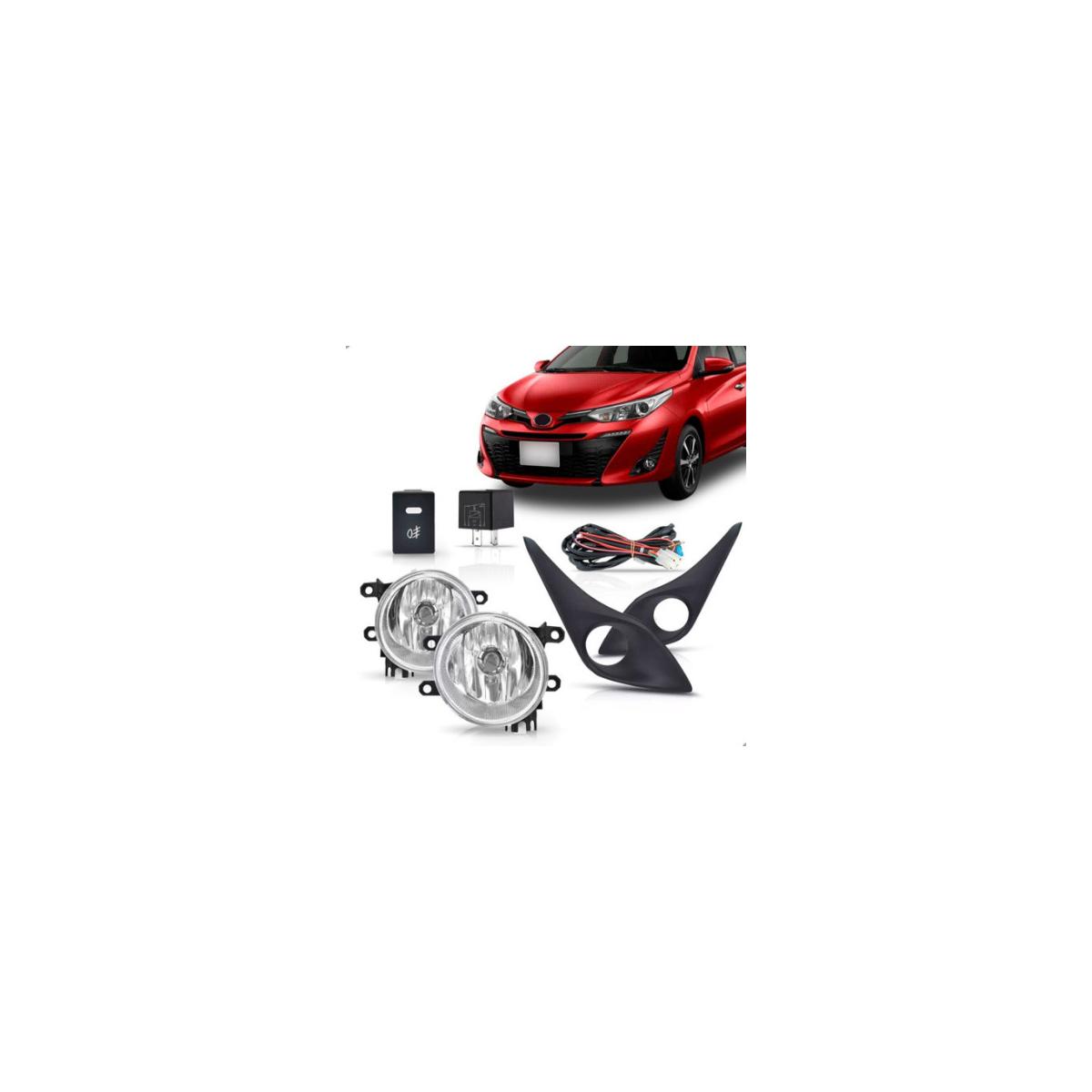 KIT FAROL MILHA AUXILIAR YARIS 2018 A 2022 (RF27657)