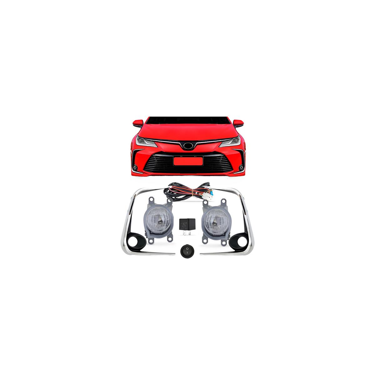 KIT FAROL MILHA AUXILIAR COROLLA 2020 A 2024 (RF30126)
