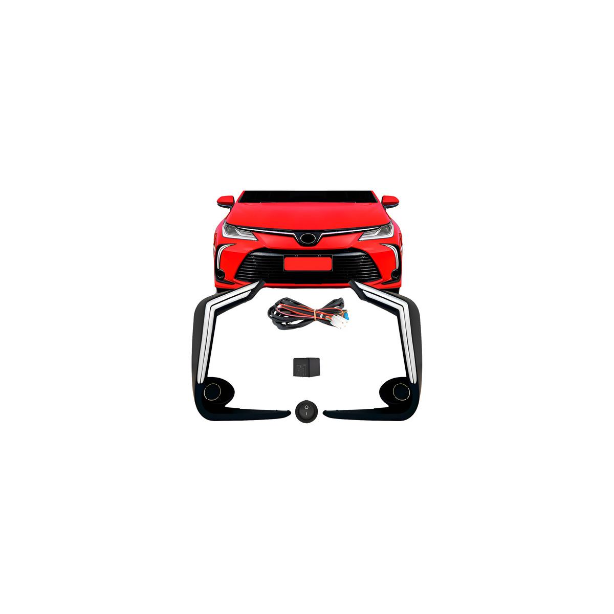 KIT FAROL MILHA AUXILIAR COROLLA 2020 A 2024 (RF30127)