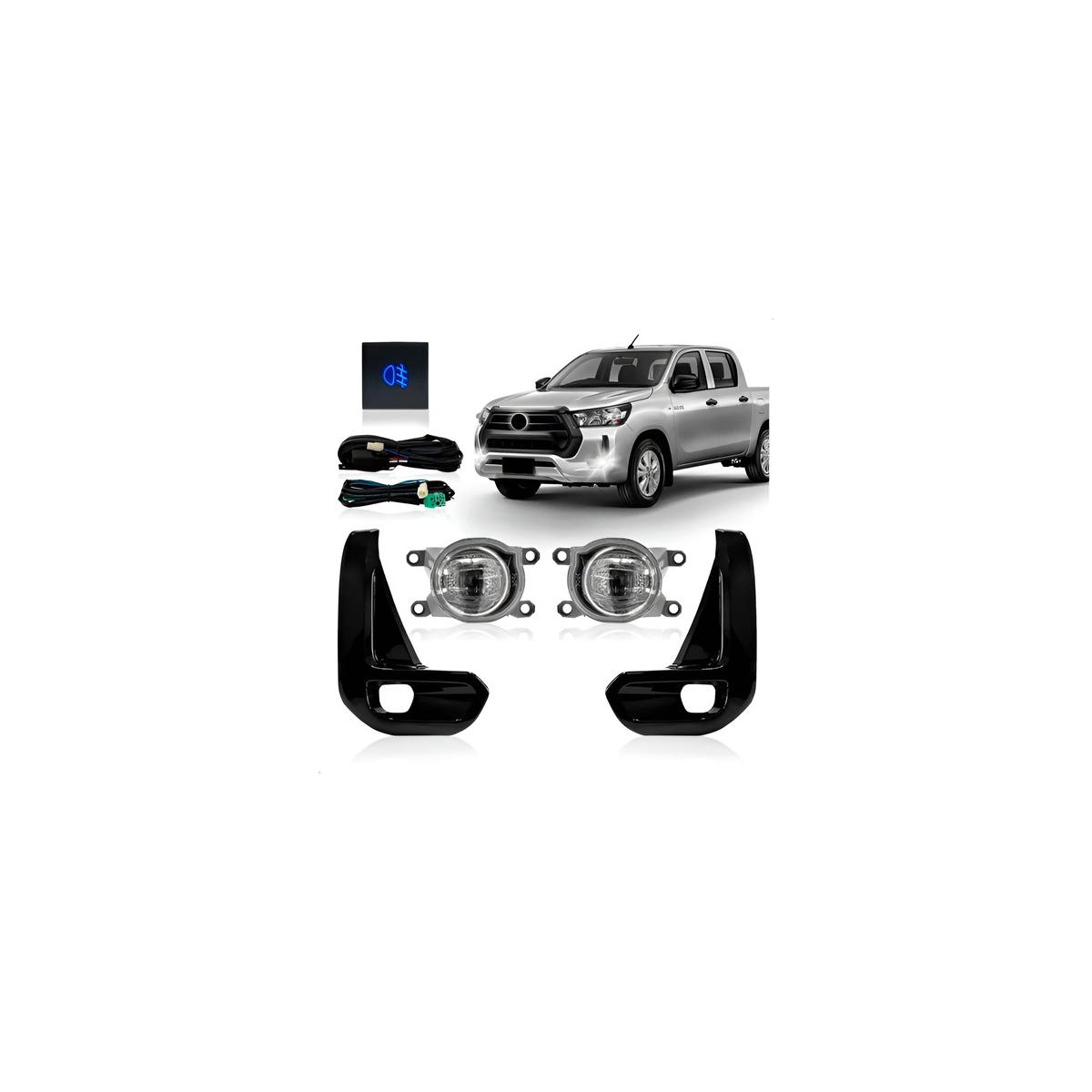 KIT FAROL MILHA AUXILIAR HILUX 2021 A 2024 (RF31168)