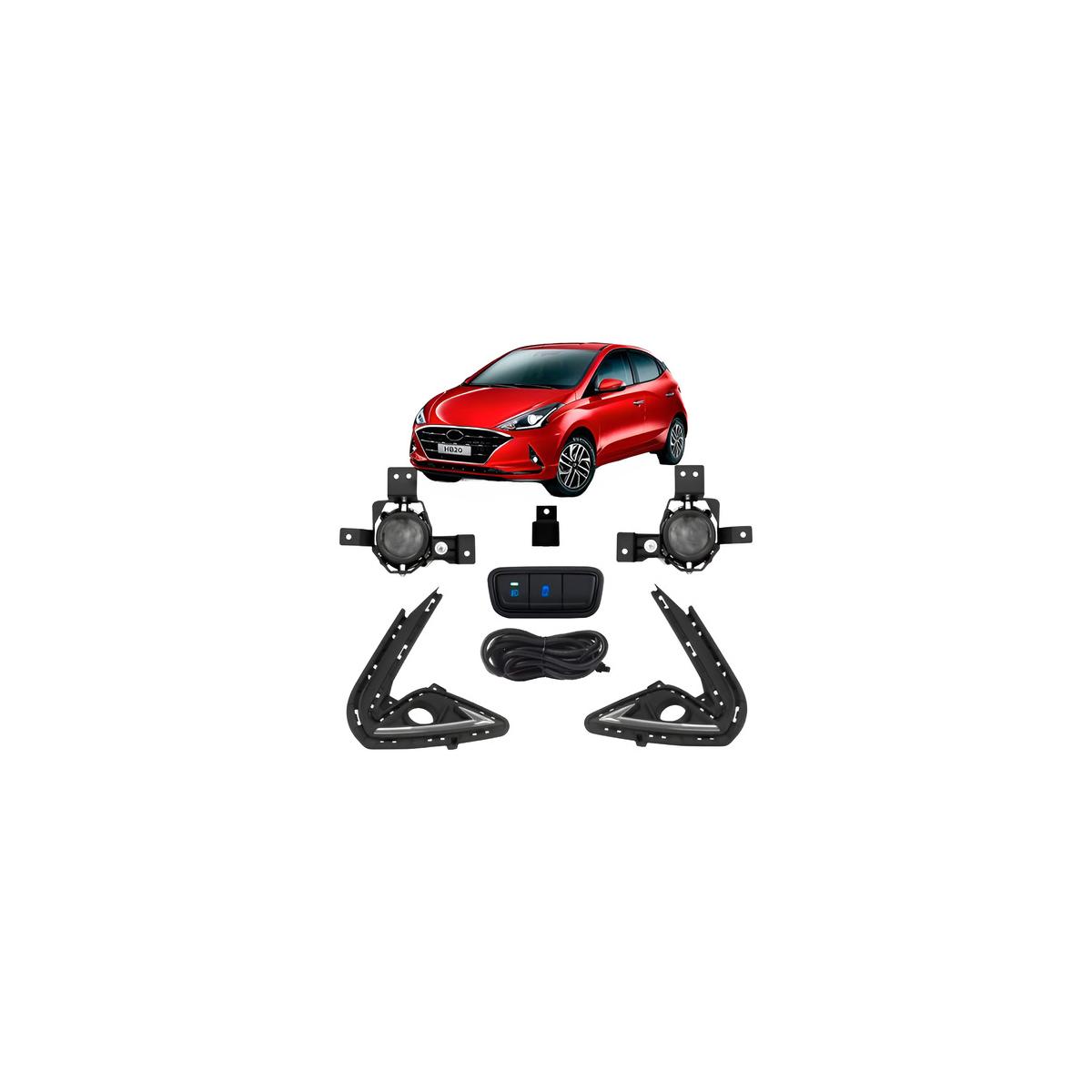 KIT FAROL MILHA AUXILIAR HB20 2020 A 2022 (RF31933)
