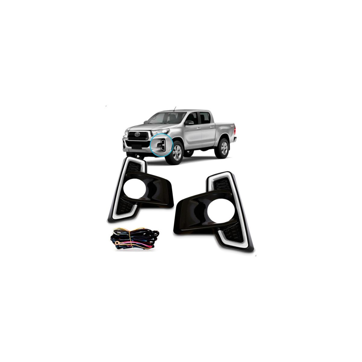 KIT MOLDURA MILHA HILUX 2018 A 2020 (RF31104)