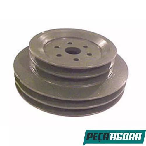POLIA BOMBA DAGUA FERRO 4 CANAIS FURO 28MM MB MERCEDES BENZ (3762001105)