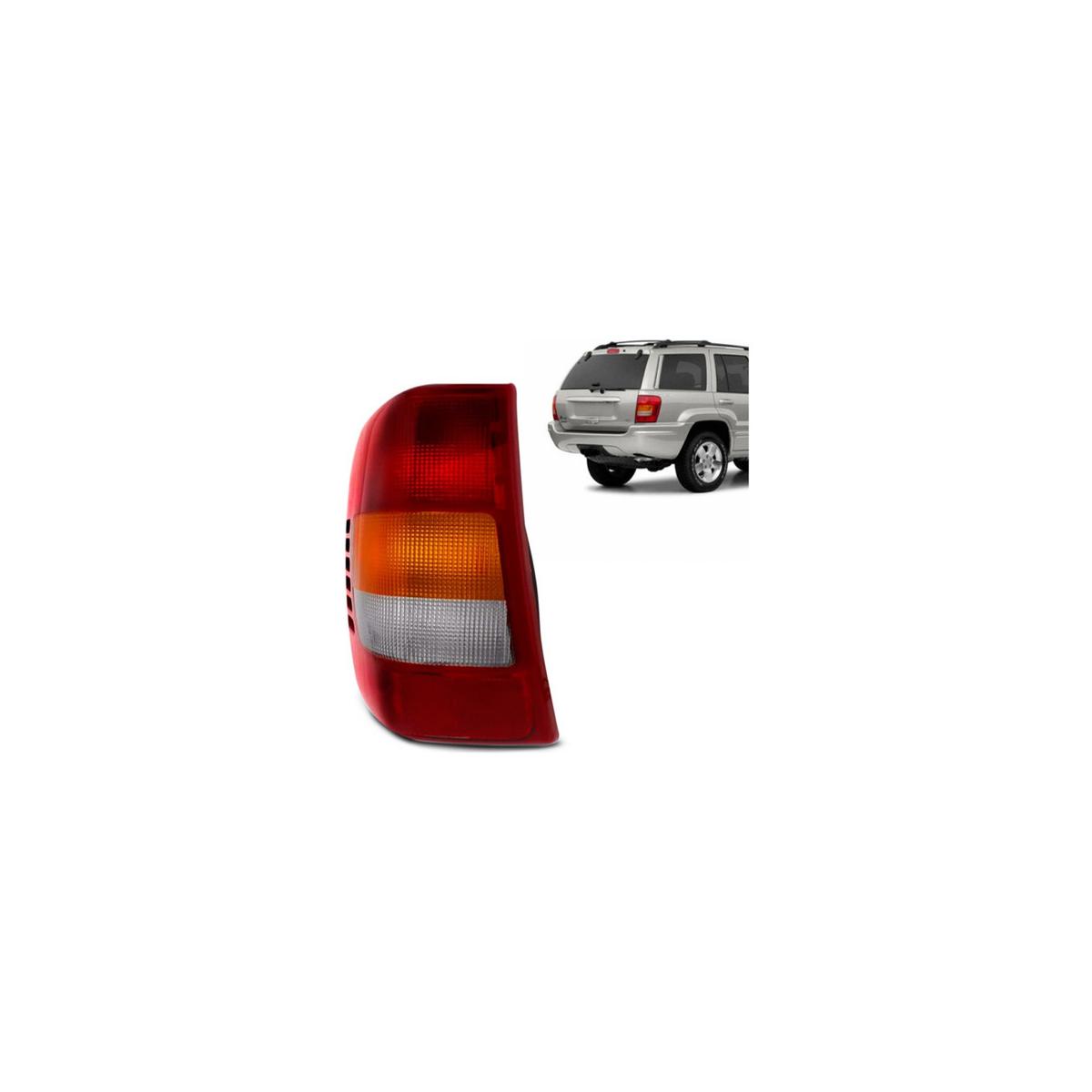 LANTERNA TRASEIRA ESQUERDO GRAND CHEROKEE 1999 A 2004 (RF17907)