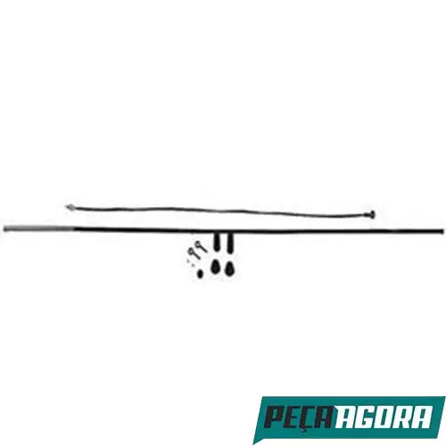 ANTENA FIBRA PRETA 1.60MT MERCEDES BENZ CAMINHAO (3468206475C)