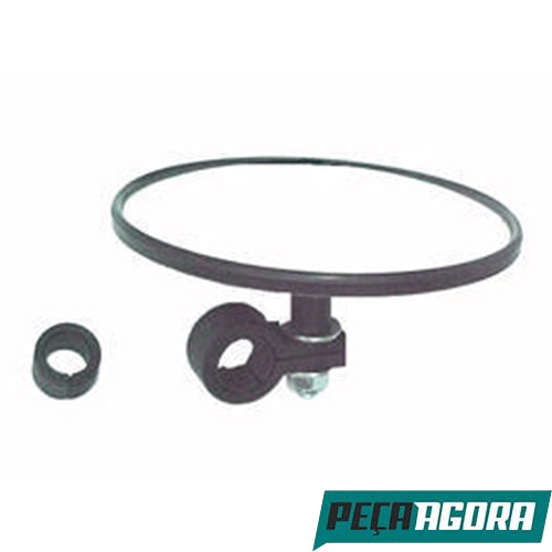 ESPELHO BIONICO 130MM COM ABRACADEIRA SEM BRAÇO (VIDRO PLANO) (0008100016)