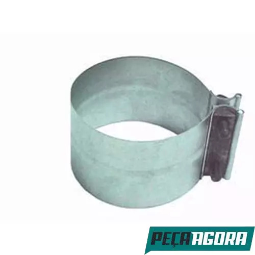 ABRACADEIRA FLEXIVEL ESCAPAMENTO 4''X51MM INOX MB 1938 CARA CHATA MERCEDES BENZ 