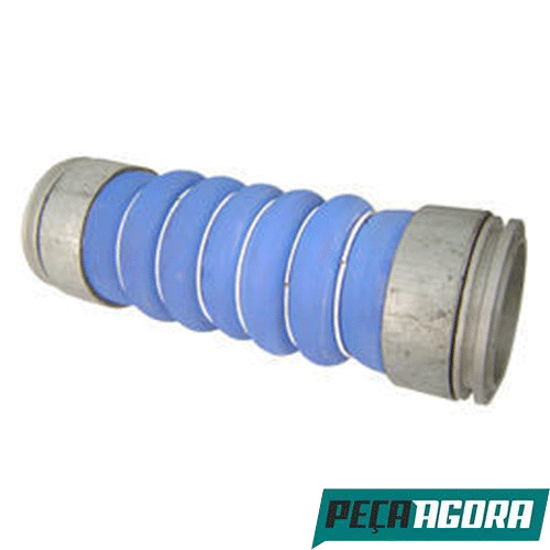 MANGUEIRA INTERCOOLER AZUL 65X85X270MM COM BOCAL VOLVO NL10 (1676744I)