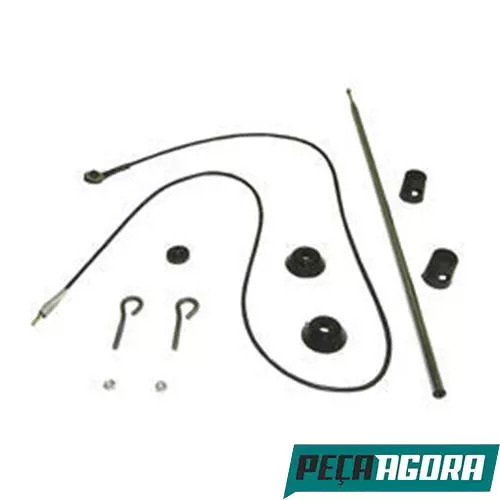 ANTENA CROMADA COM 4 ESTAGIOS (3458207075)