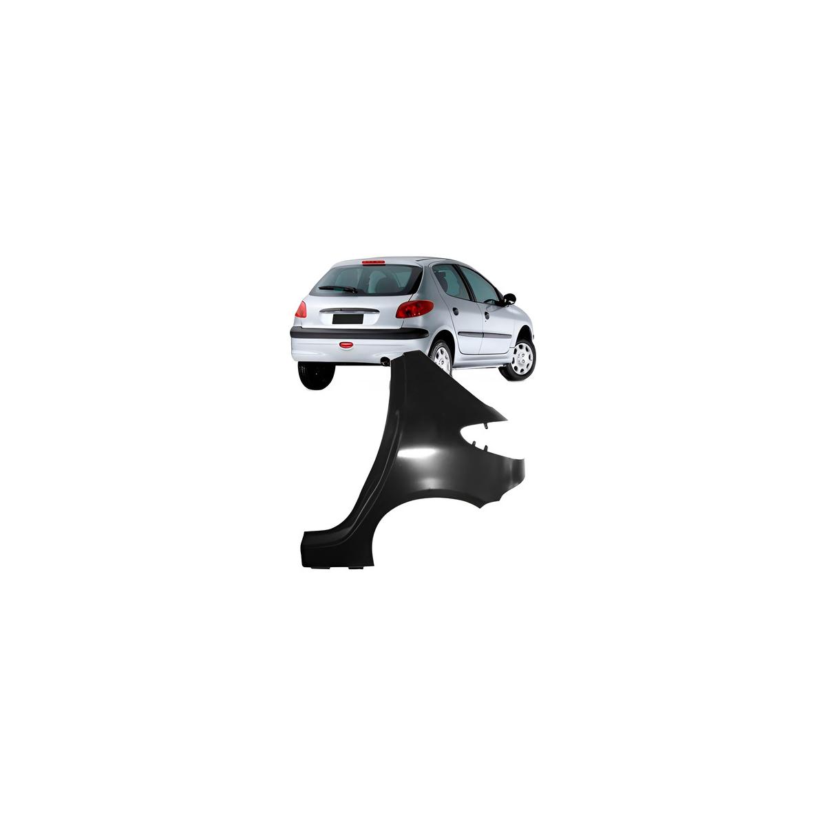 LATERAL TRASEIRA DIREITO 206 1998 A 2008 (RF21446)