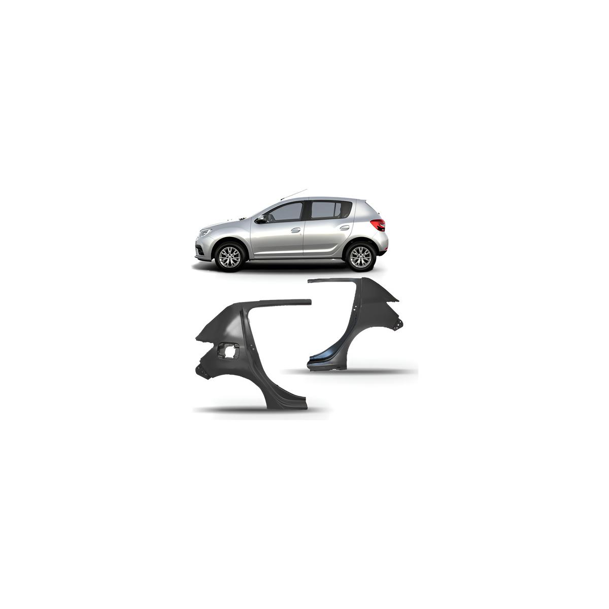 LATERAL TRASEIRA ESQUERDO SANDERO 2014 A 2021 (RF30705)
