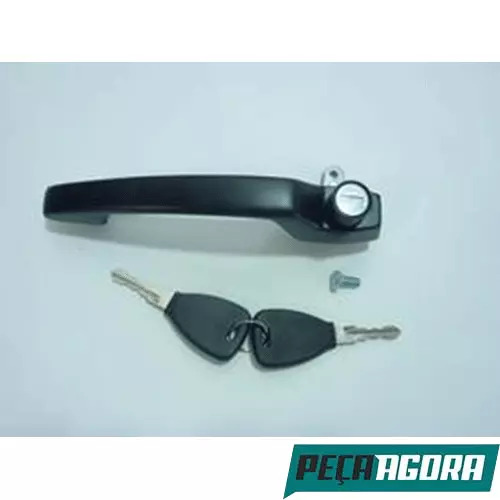 MACANETA EXTERNA PORTA COM CHAVES PRETA MERCEDES BENZ L1113 (3647660001)