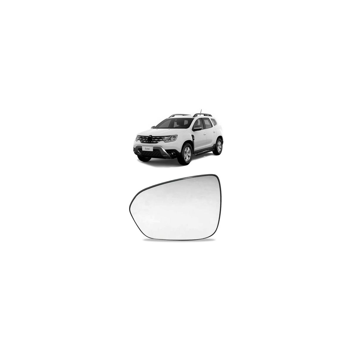 LENTE ESPELHO RETROVISOR ESQUERDO DUSTER 2021 A 2025 (RF31759)