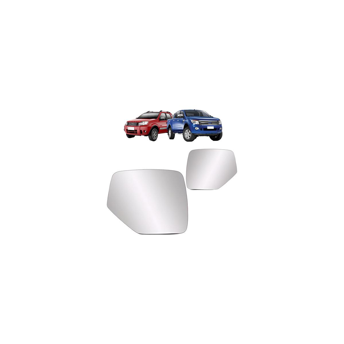 LENTE ESPELHO RETROVISOR DIREITO ECOSPORT 2003 A 2012 (RFRFMM94)