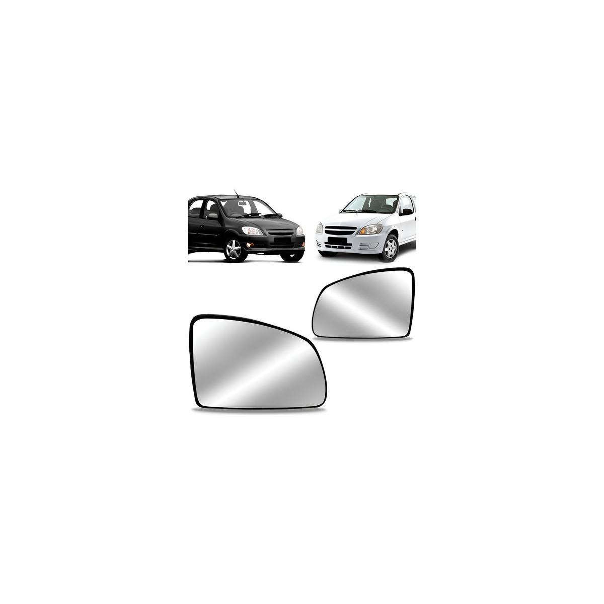 LENTE ESPELHO RETROVISOR ESQUERDO CELTA 2007 A 2015 (RFRGRM89)