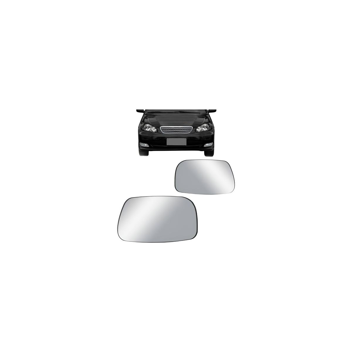 LENTE ESPELHO RETROVISOR DIREITO COROLLA 2003 A 2008 (RFRJMM14)