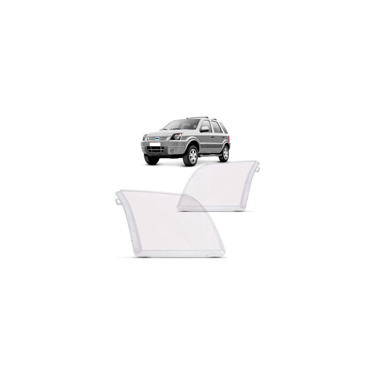 LENTE FAROL ESQUERDO ECOSPORT 2003 A 2007 (RF23423)