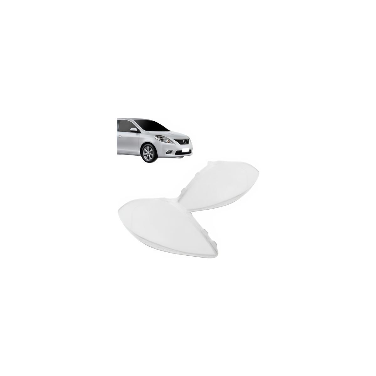 LENTE FAROL ESQUERDO VERSA 2011 A 2014 (RF26827)