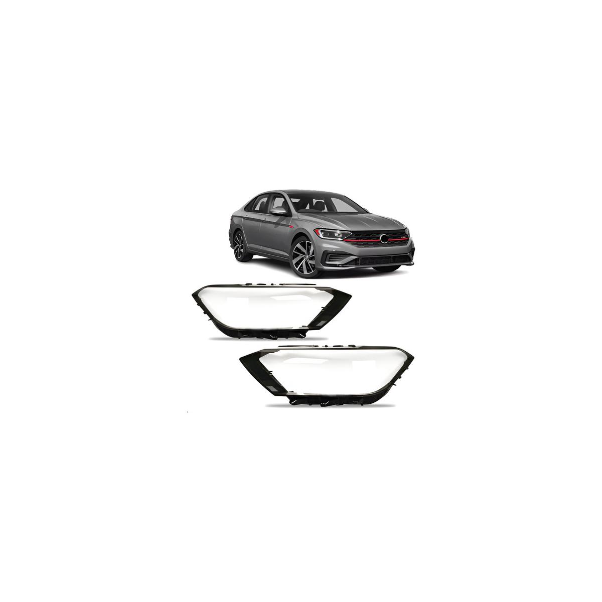 LENTE FAROL ESQUERDO JETTA 2019 A 2024 (RF32245)