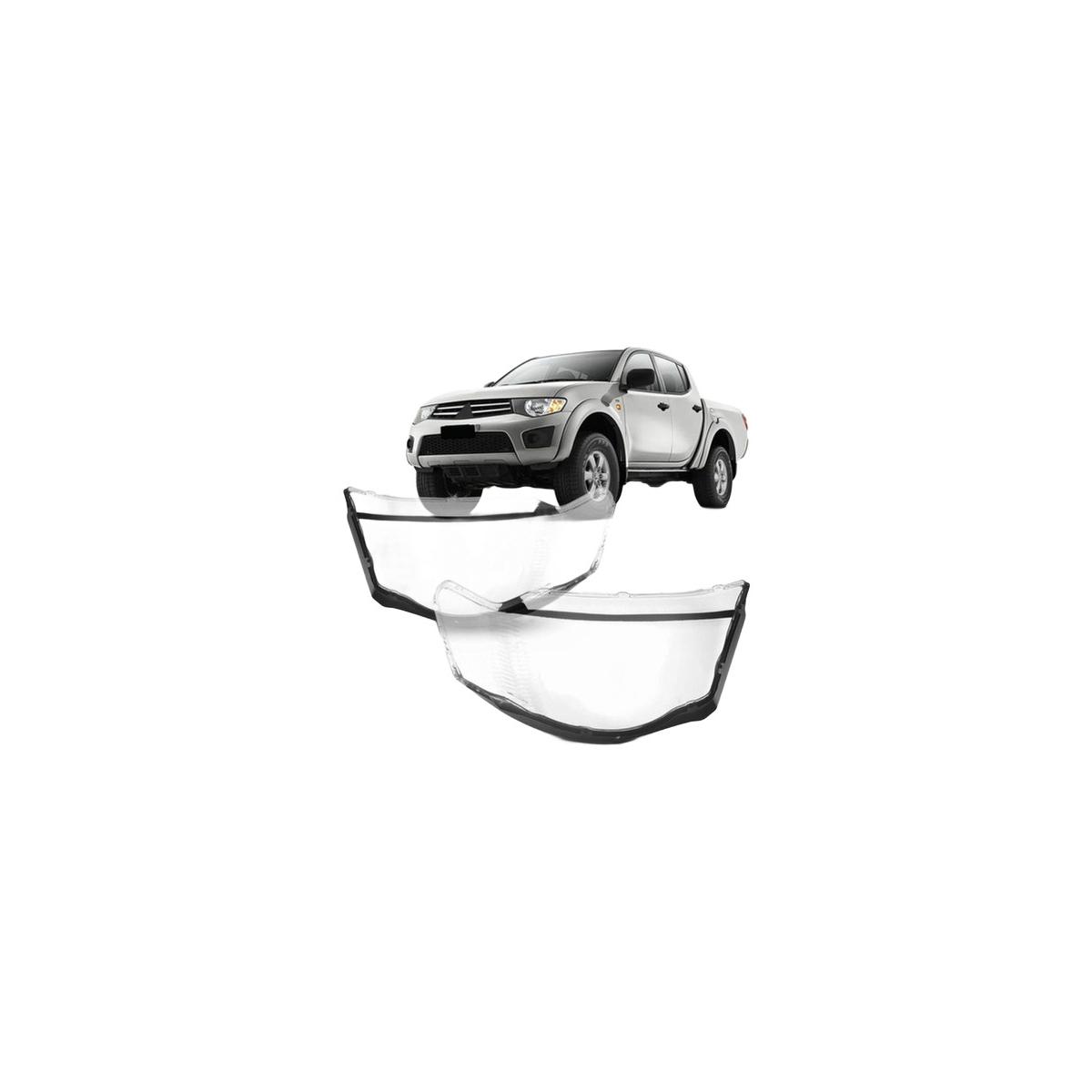 LENTE FAROL ESQUERDO L200 TRITON 2007 A 2016 (RF32247)