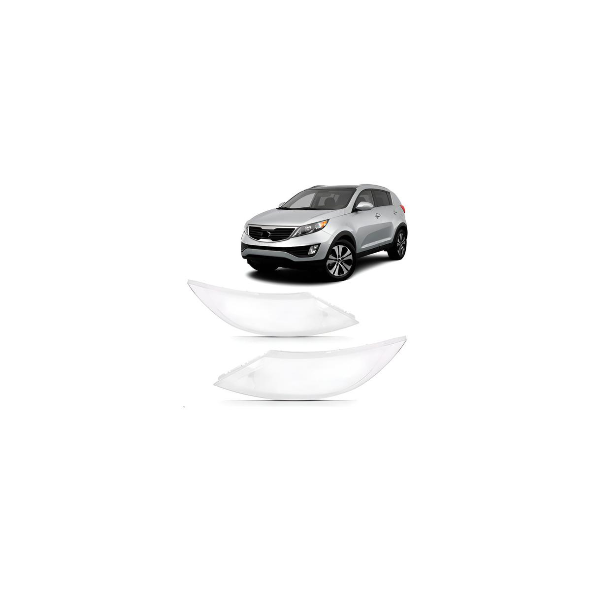LENTE FAROL ESQUERDO SPORTAGE 2011 A 2016 (RF33091)