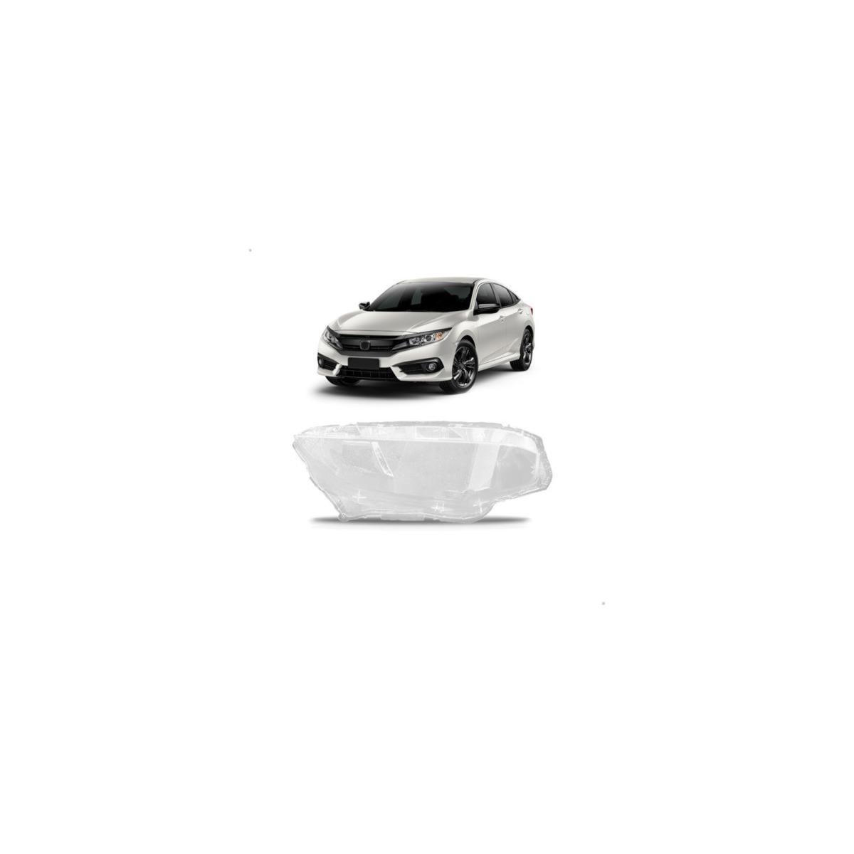 LENTE FAROL ESQUERDO CIVIC 2017 A 2021 (RF33185)
