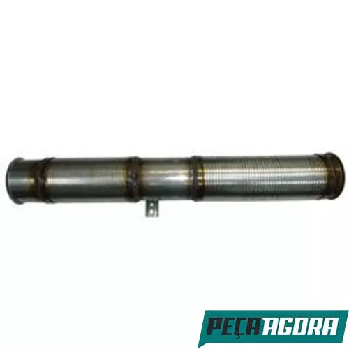 TUBO FLEXIVEL ESCAPAMENTO 820X110MM INOX PARA SCANIA P114 P124 P94 R114 R124 (15