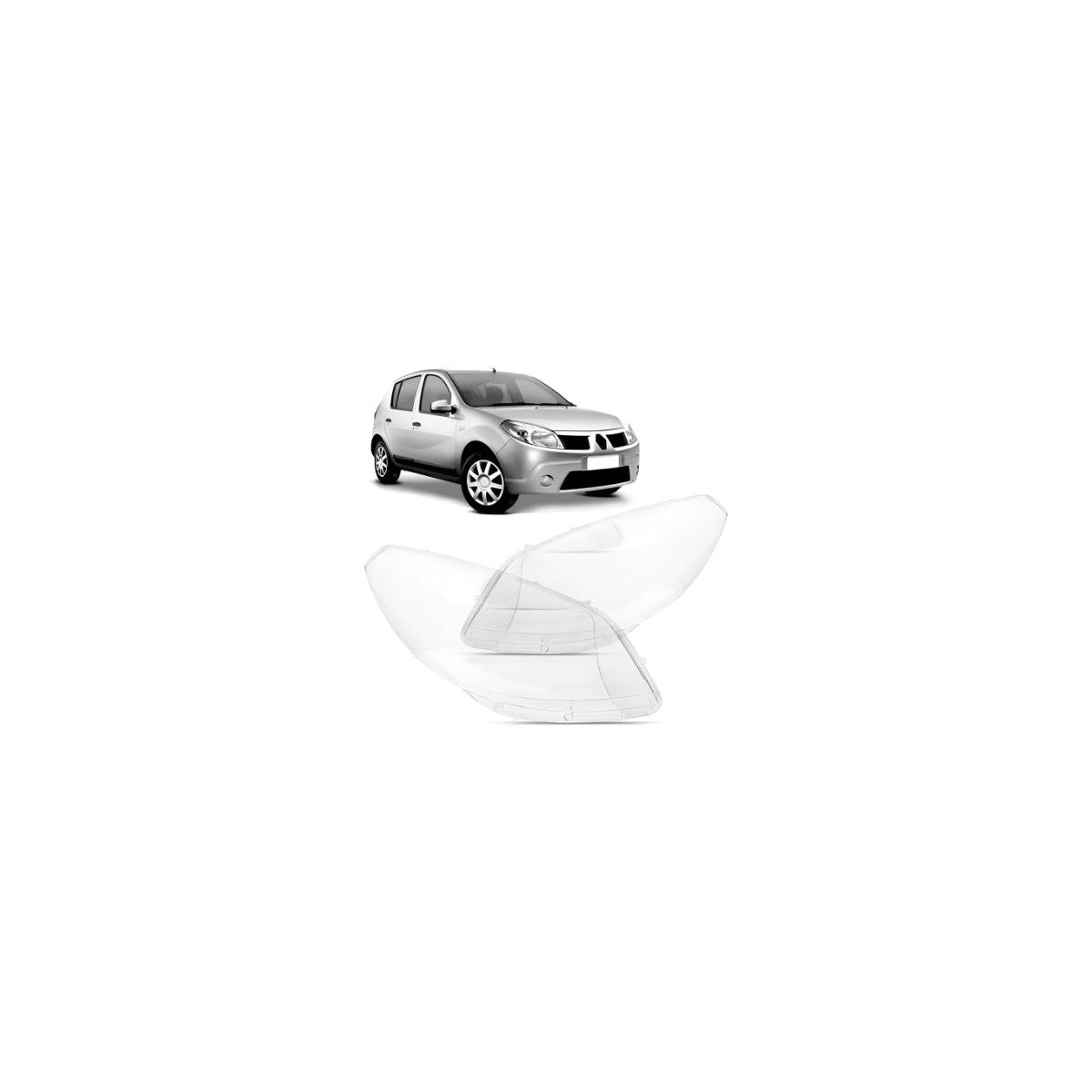 LENTE FAROL ESQUERDO SANDERO 2008 A 2011 (RFLF115)