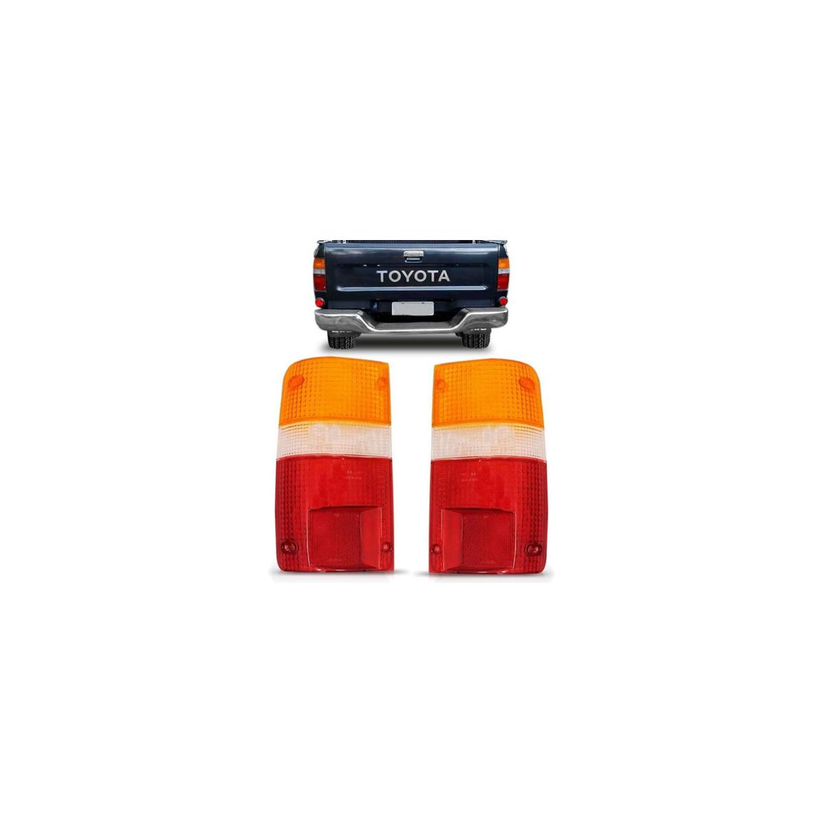 LENTE LANTERNA TRASEIRA DIREITO HILUX 4X4 1992 A 2001 (RF16488)