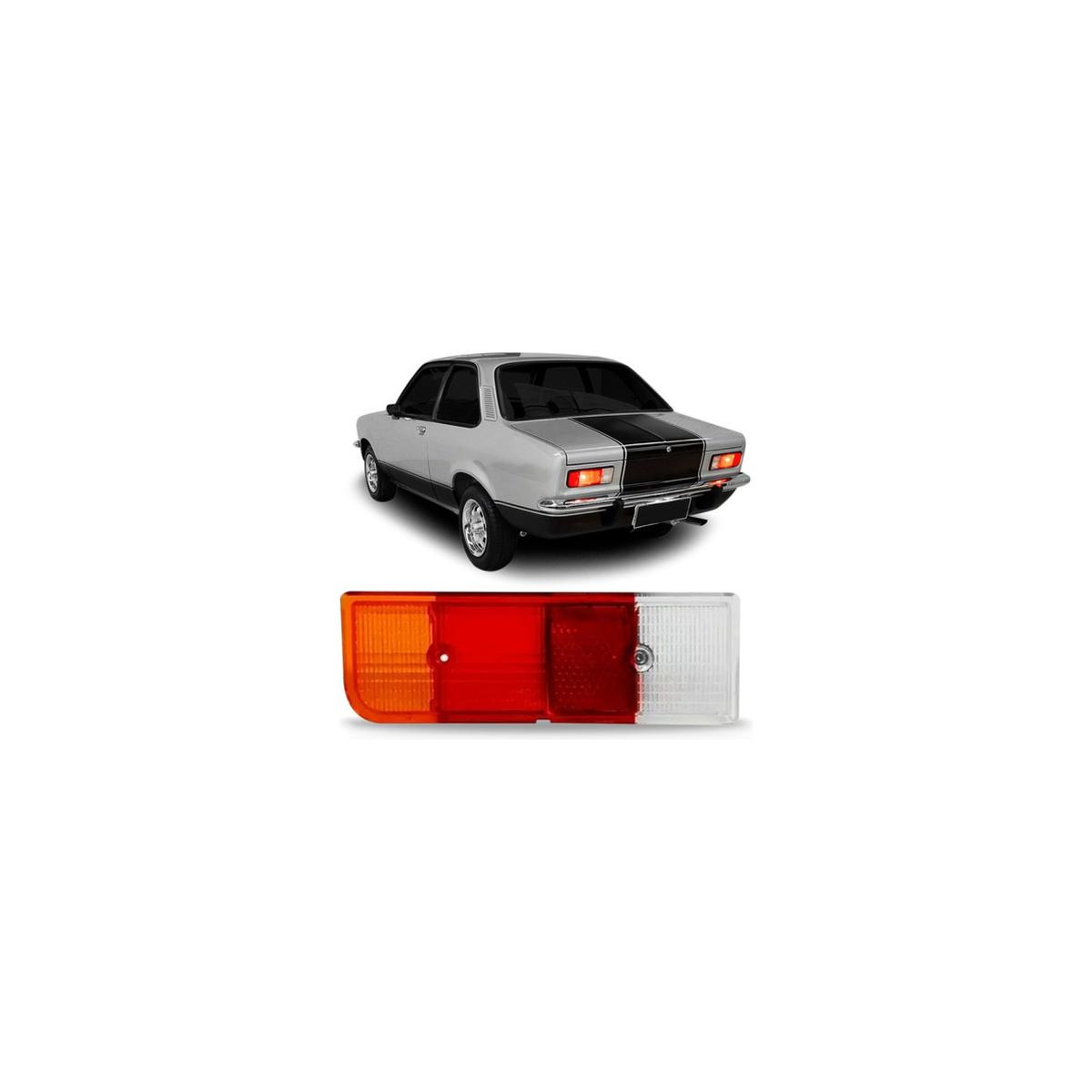 LENTE LANTERNA TRASEIRA ESQUERDO CHEVETTE 1973 A 1977 (RFAR1011)