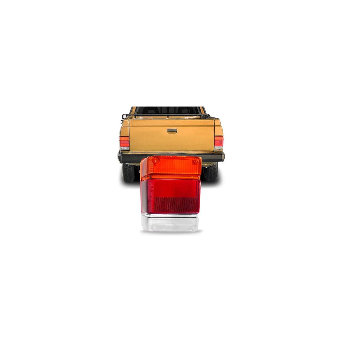 LENTE LANTERNA TRASEIRA ESQUERDO CHEVY 1983 A 1994 (RFAR1023)