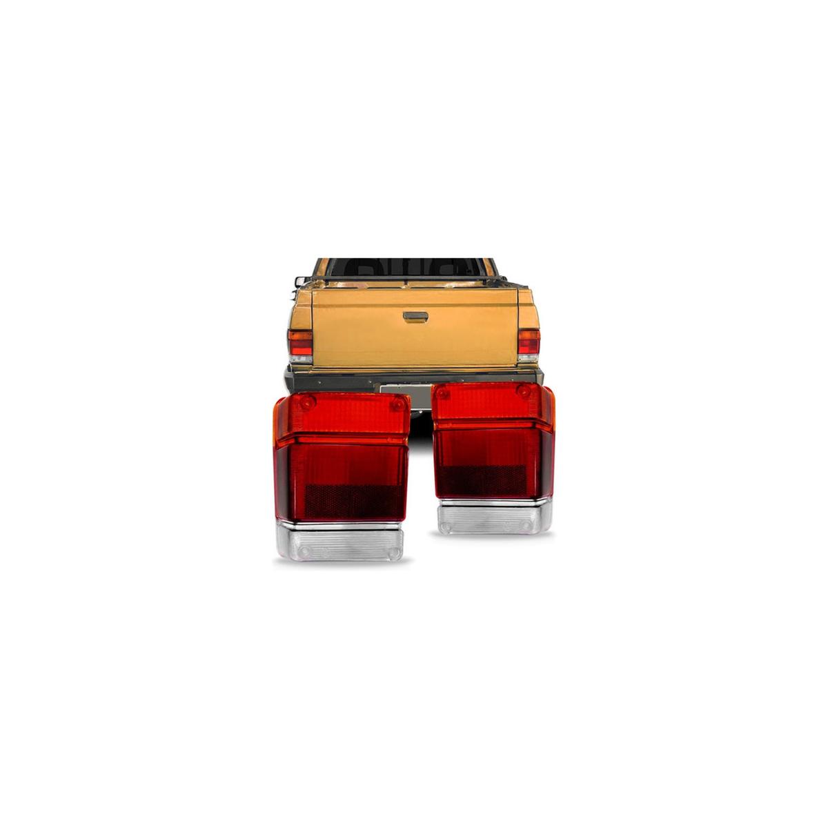 LENTE LANTERNA TRASEIRA DIREITO CHEVY 1983 A 1994 (RFAR1024)