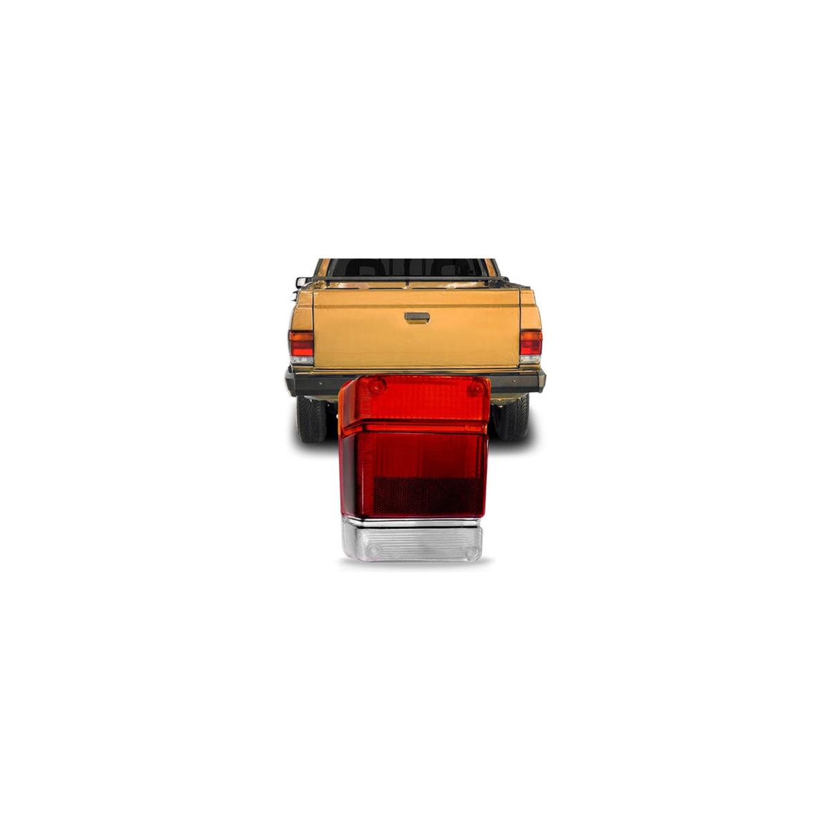 LENTE LANTERNA TRASEIRA ESQUERDO CHEVY 1983 A 1994 (RFAR1025)