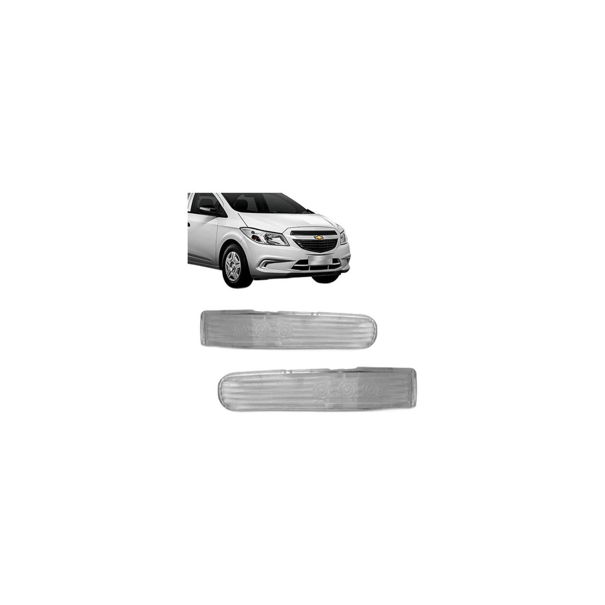 LENTE PISCA RETROVISOR DIREITO PRISMA 2013 A 2016 (RF26598)