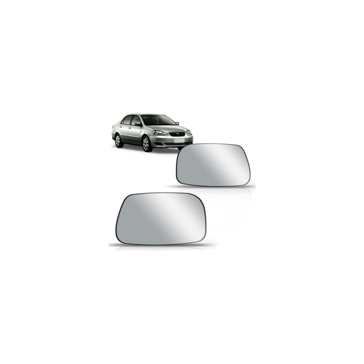 LENTE RETROVISOR DIREITO COROLLA 2003 A 2008 (RF26714)