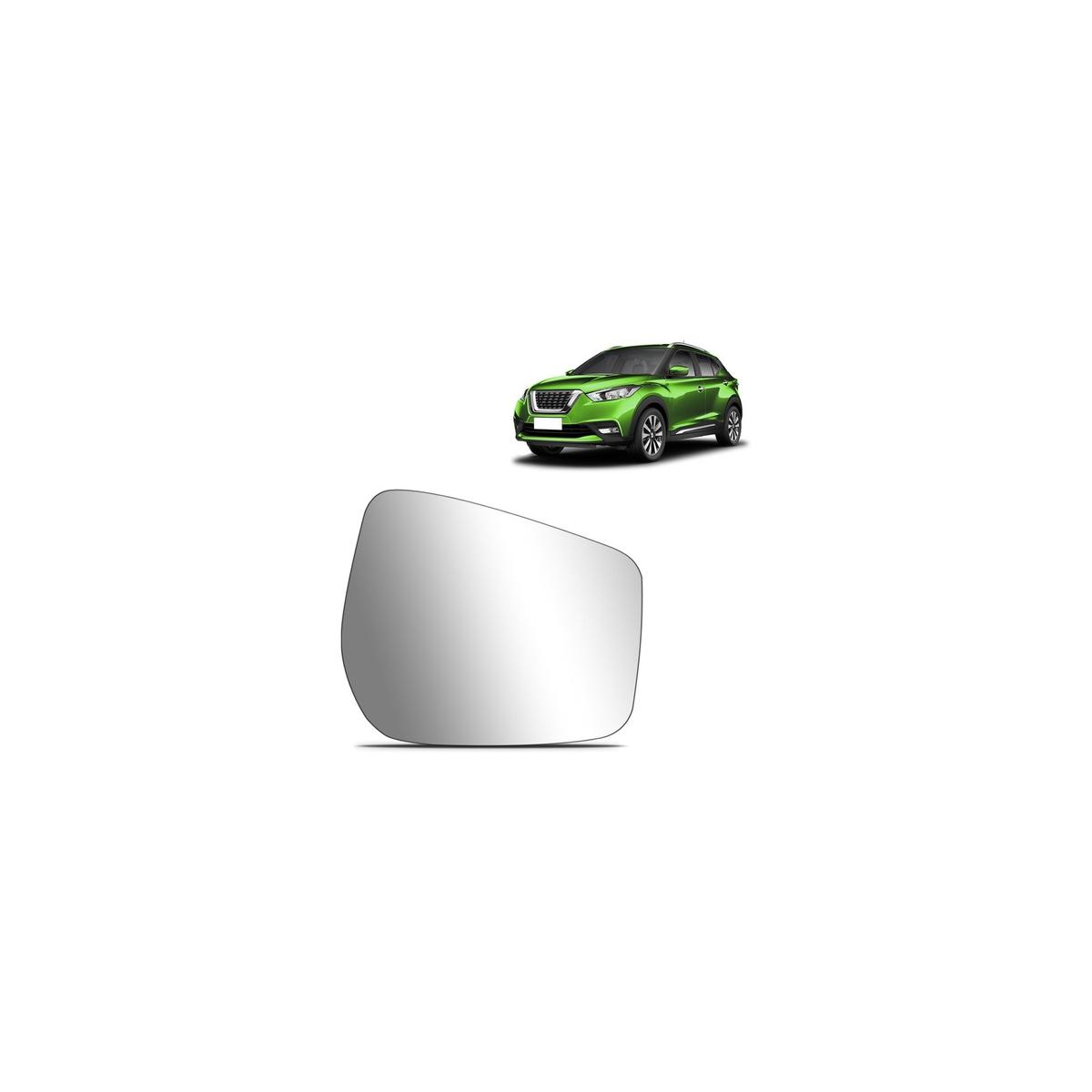 LENTE RETROVISOR ESQUERDO KICKS 2017 A 2021 (RF28967)
