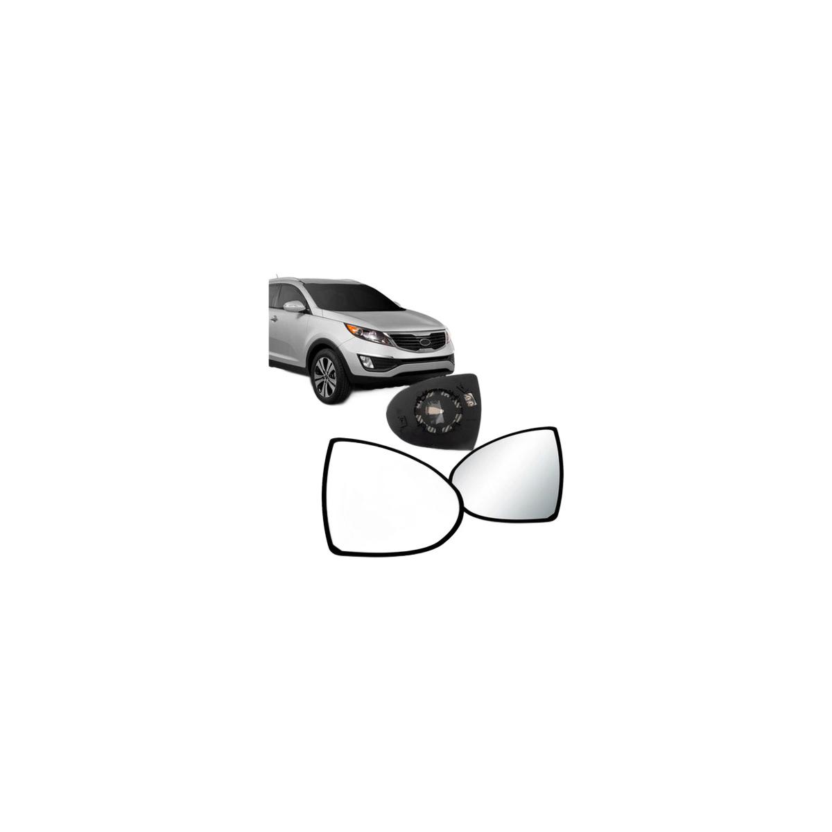 LENTE RETROVISOR ESQUERDO SPORTAGE 2011 A 2016 (RF29253)