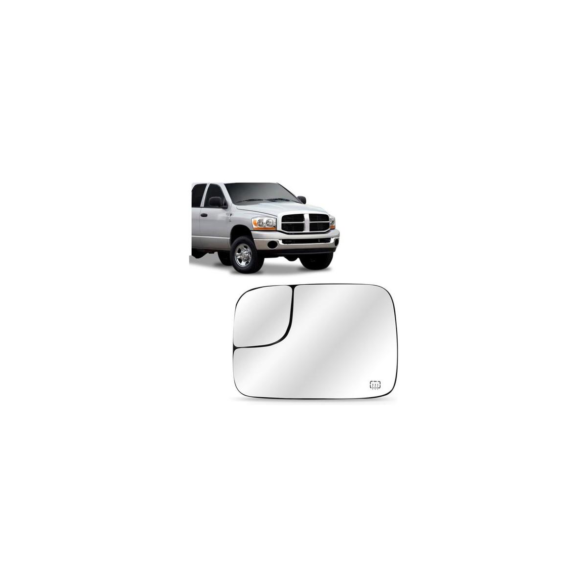 LENTE RETROVISOR ESQUERDO RAM 2002 A 2008 (RF29261)