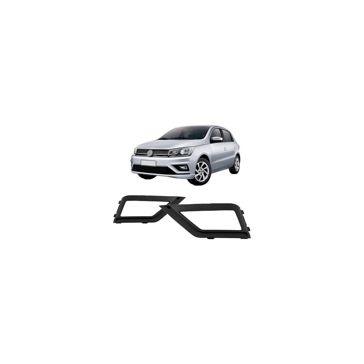 MOLDURA FAROL DE MILHA ESQUERDO GOL G8 2018 A 2023 (RF29747)