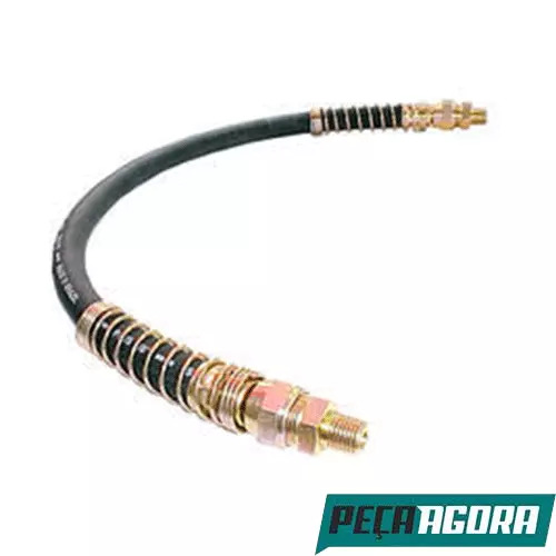 TUBO FLEXIVEL FREIO DIANTEIRO E TRASEIRO COM MOLA PARA SCANIA 11O (124447)