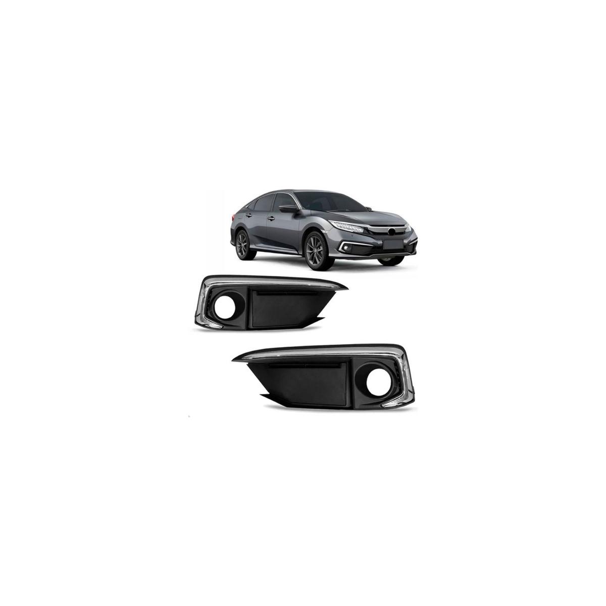 MOLDURA FAROL DE MILHA DIREITO CIVIC 2020.2021 (RF30150)