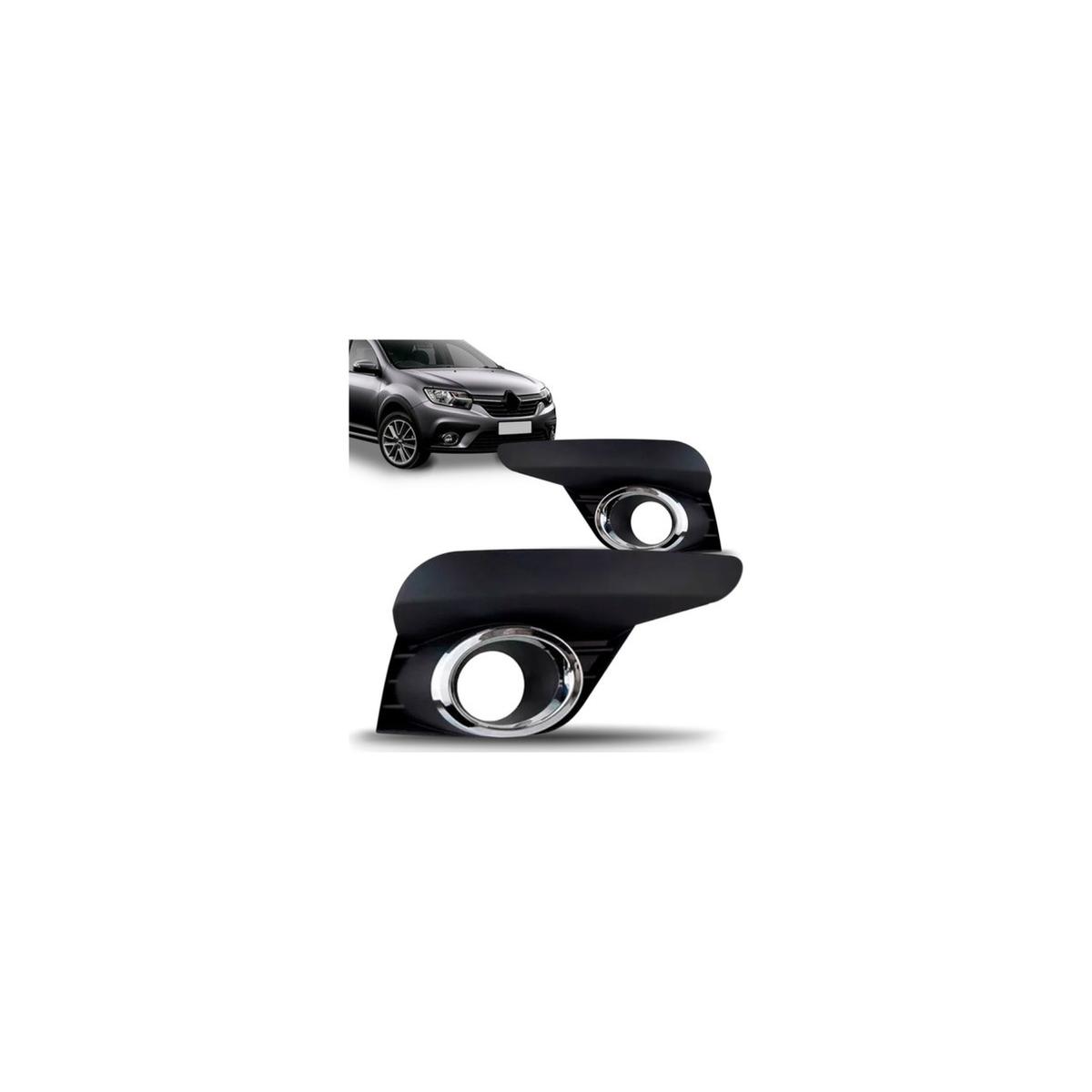 MOLDURA FAROL DE MILHA DIREITO SANDERO 2020 A 2024 (RF31954)