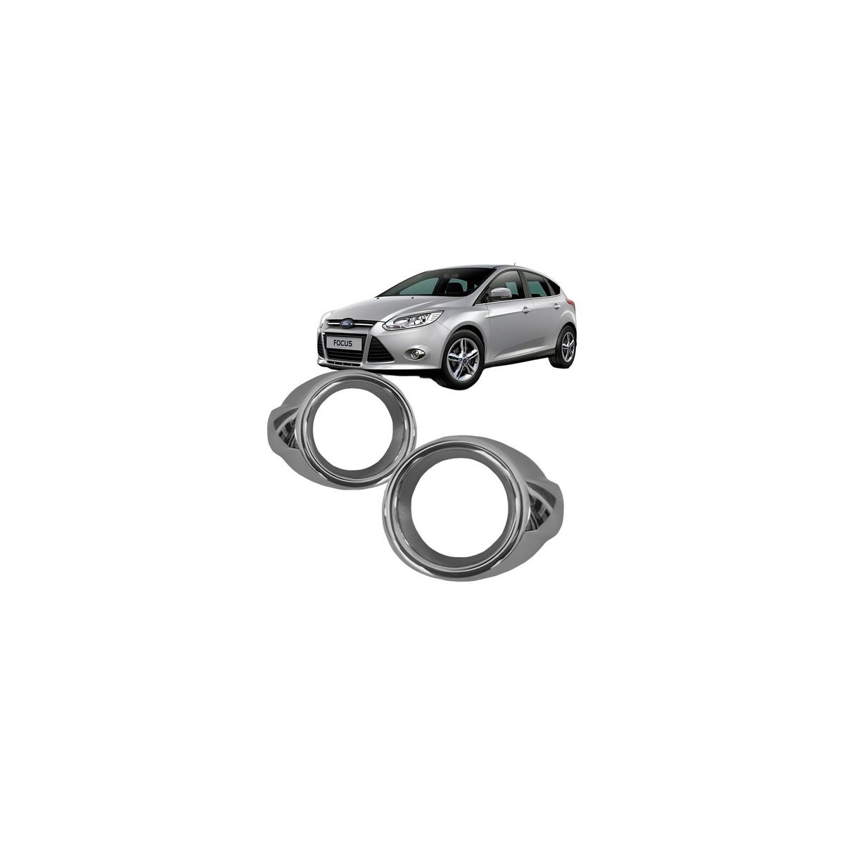 MOLDURA FAROL MILHA AUXILIAR ESQUERDO FOCUS 2014.2015 (RF21453)
