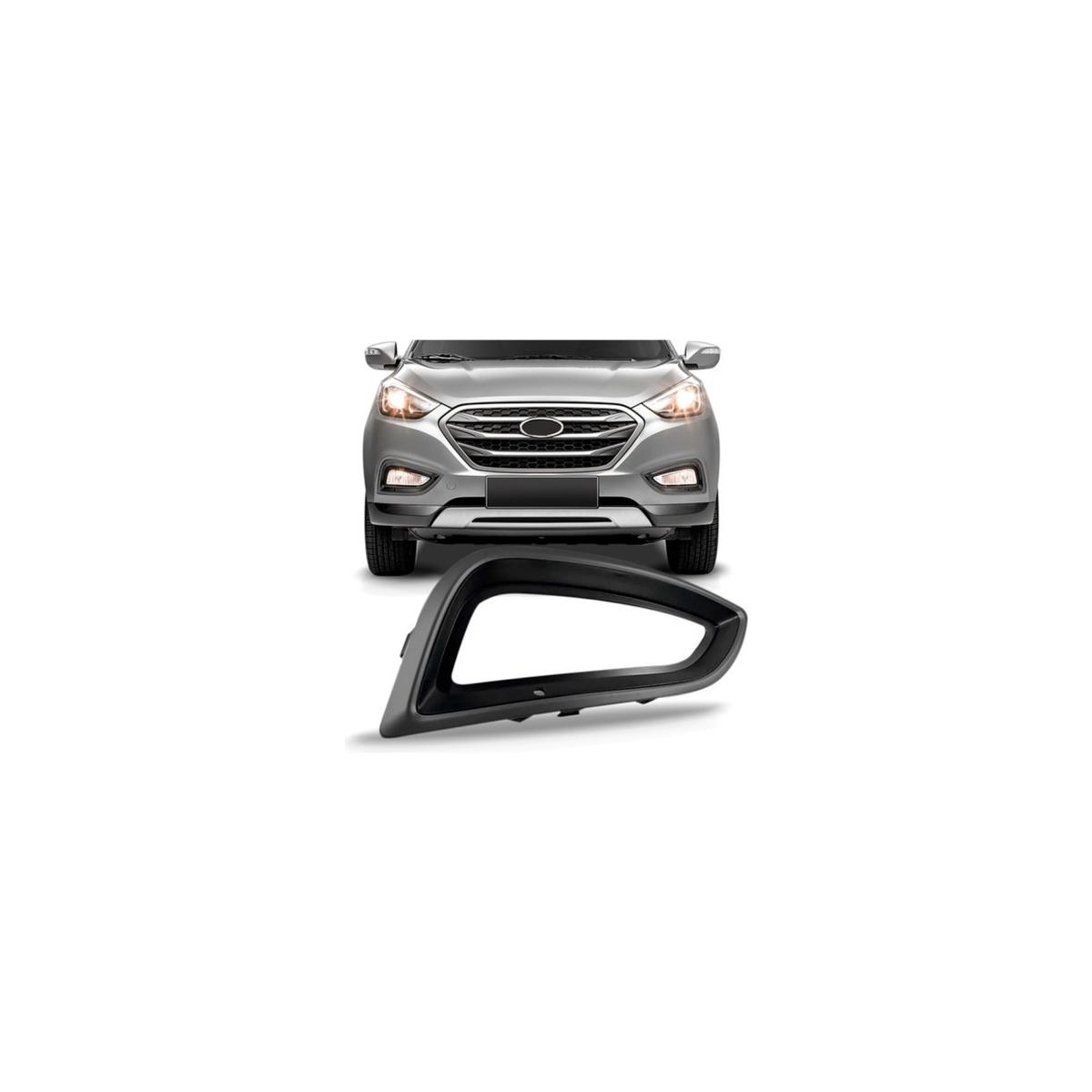 MOLDURA FAROL MILHA AUXILIAR DIREITO IX35 2016 A 2022 (RF27078)