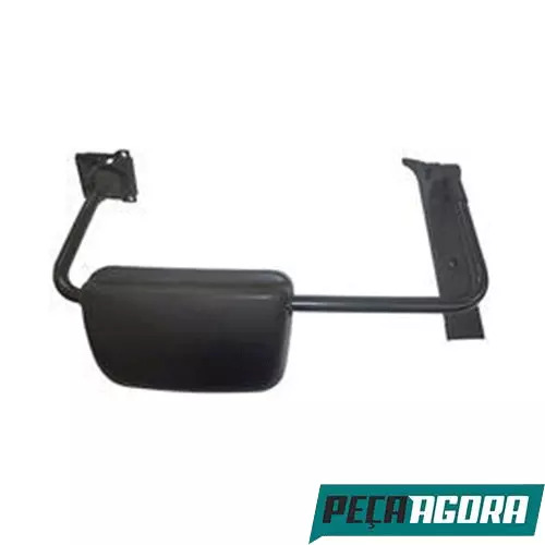ESPELHO RETROVISOR ESQUERDO MANUAL VOLVO VM - COMPLETO SEM AUXILIAR E SEM DESEMB
