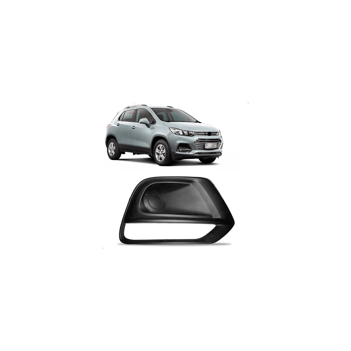 MOLDURA FAROL MILHA AUXILIAR DIREITO TRACKER 2017 A 2020 (RF30302)