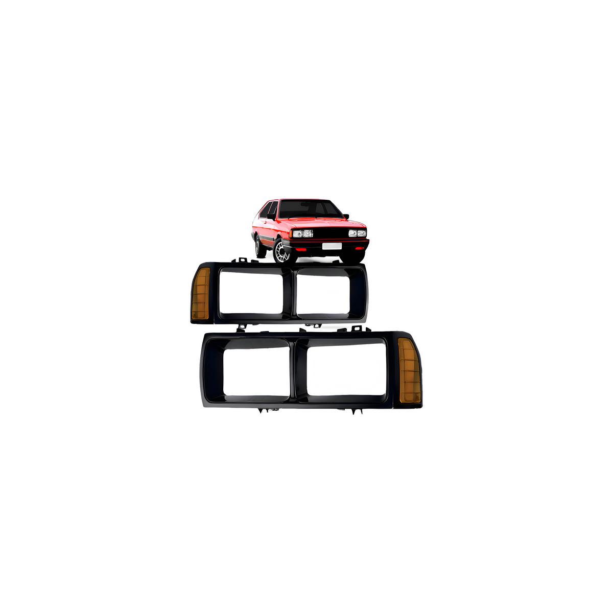 MOLDURA FAROL MILHA AUXILIAR DIREITO PASSAT 1983 A 1988 (RFJ332)