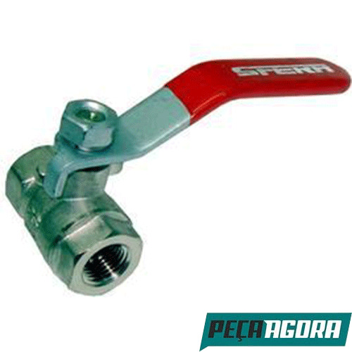 VALVULA ESFERICA FEMEA COM ALAVANCA SEM NIPLE (76893)